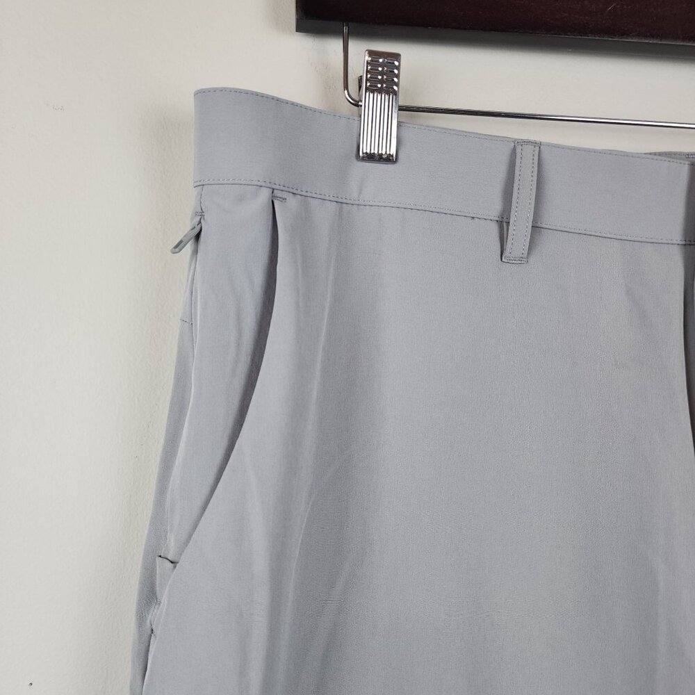 Fabletics Men Gray Lightweight Flex Straight Leg … - image 2